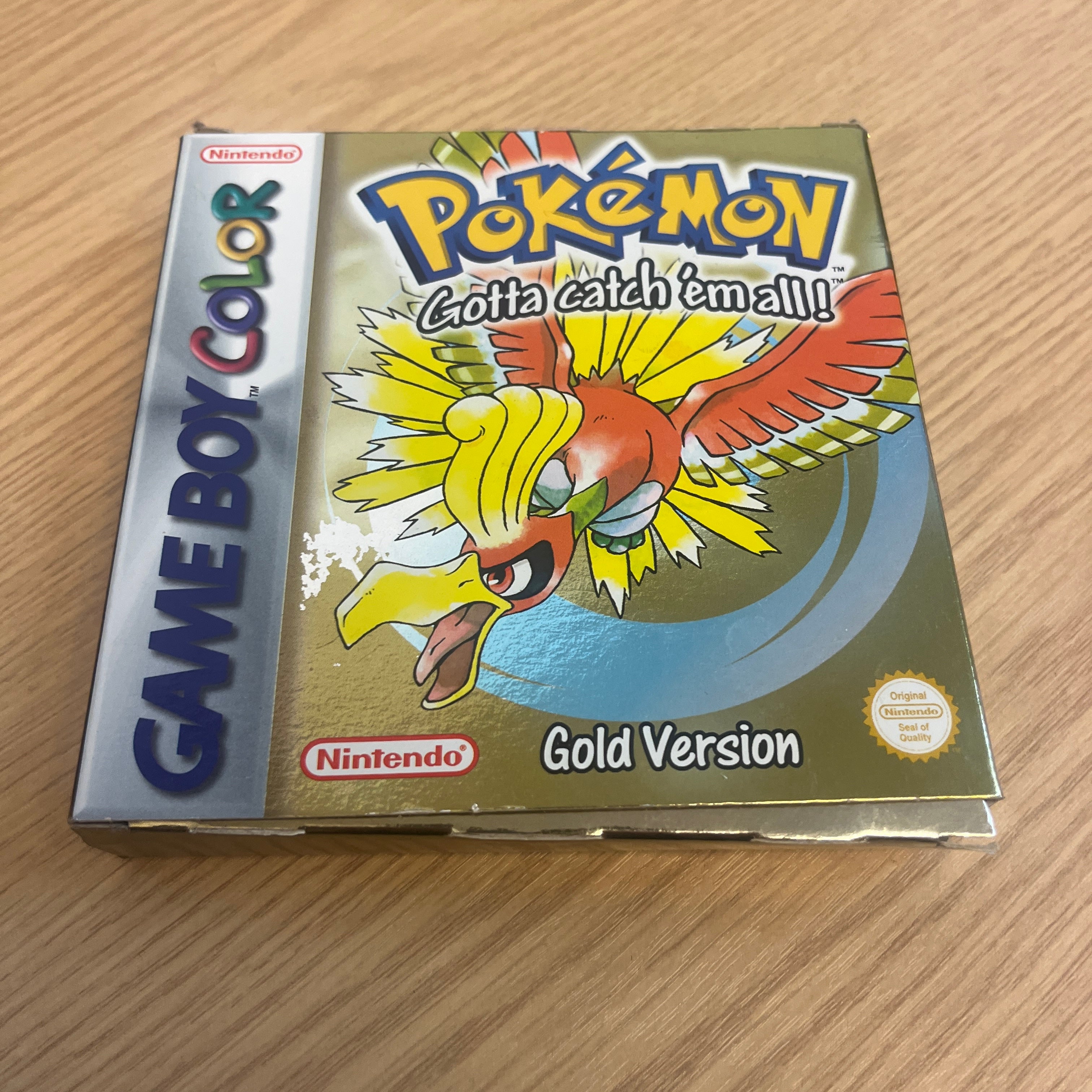 Pokemon Gold Nintendo Game Boy color game Boxed Pokemon Gold Nintendo Game Boy color game Boxed